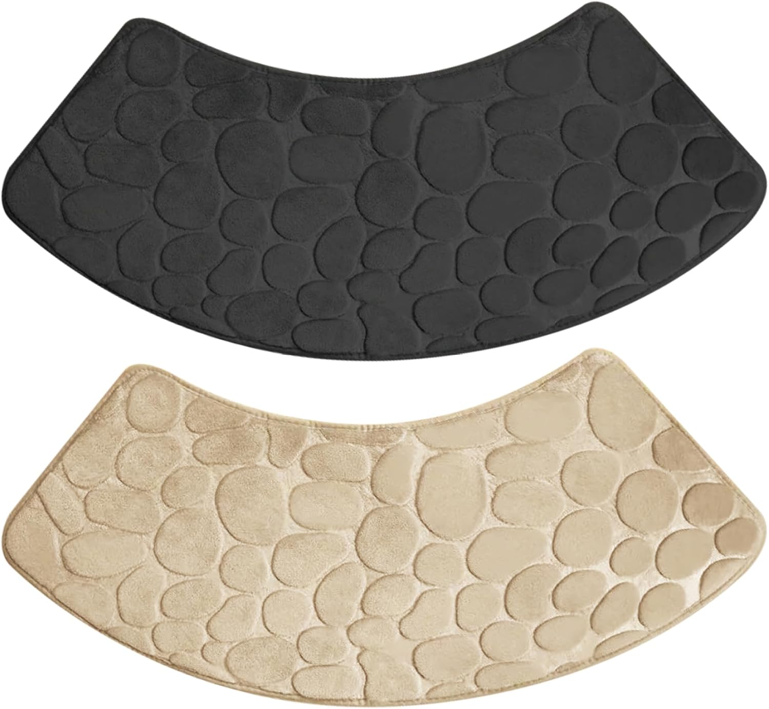 Curved Shower Mat | Non-Slip Quadrant Bath Mat, Black – Great Shop Curved Shower Mat