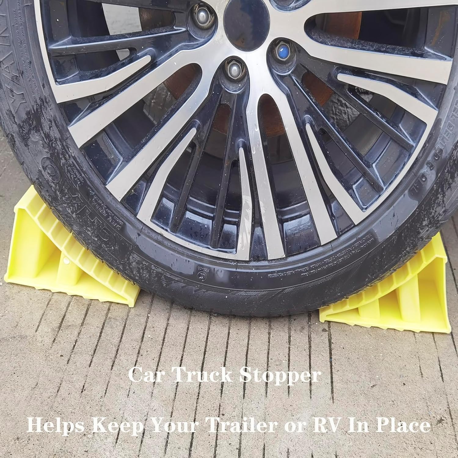4 Pack Heavy Duty Wheel Chocks For Rv &Amp; Trailer Safety – Great Shop Heavy Duty Wheel Chocks