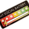 Social Battery Pin