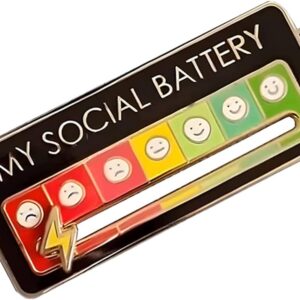 Social Battery Pin