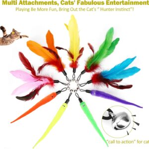 Huidcom Cat Feather Toy Retractable Interactive Wand Kit – Great Shop Huidcom Cat Feather Toy Retractable Interactive Wand Kit Product Image Great Shop