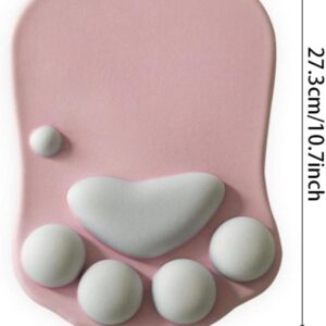Cat Paw Mouse Pad | 3D Silicone Wrist Rest Pink – Great Shop Cat Paw Mouse Pad