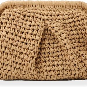 Straw Clutch Purse