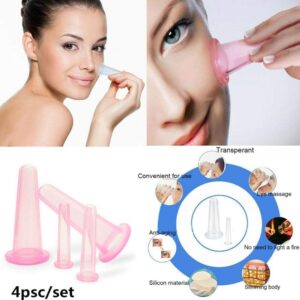 Pink Facial Cupping Set For Face &Amp; Neck Massage – Great Shop Facial Cupping Set