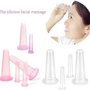 Pink Facial Cupping Set For Face &Amp; Neck Massage – Great Shop Facial Cupping Set