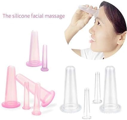 Pink Facial Cupping Set For Face &Amp; Neck Massage – Great Shop Facial Cupping Set