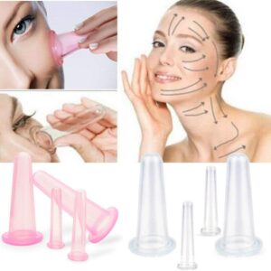 Pink Facial Cupping Set For Face &Amp; Neck Massage – Great Shop Facial Cupping Set