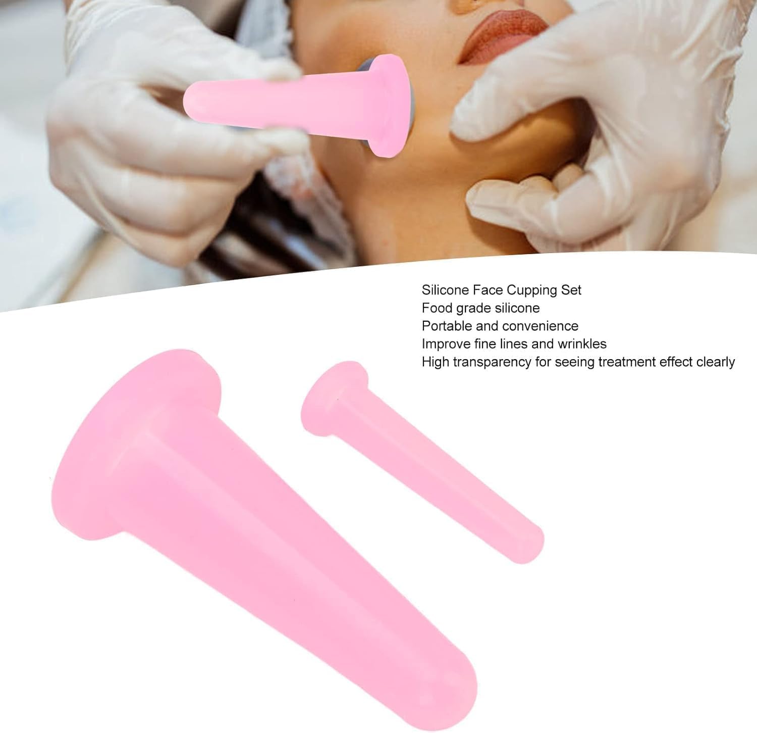 Pink Facial Cupping Set For Face &Amp; Neck Massage – Great Shop Facial Cupping Set