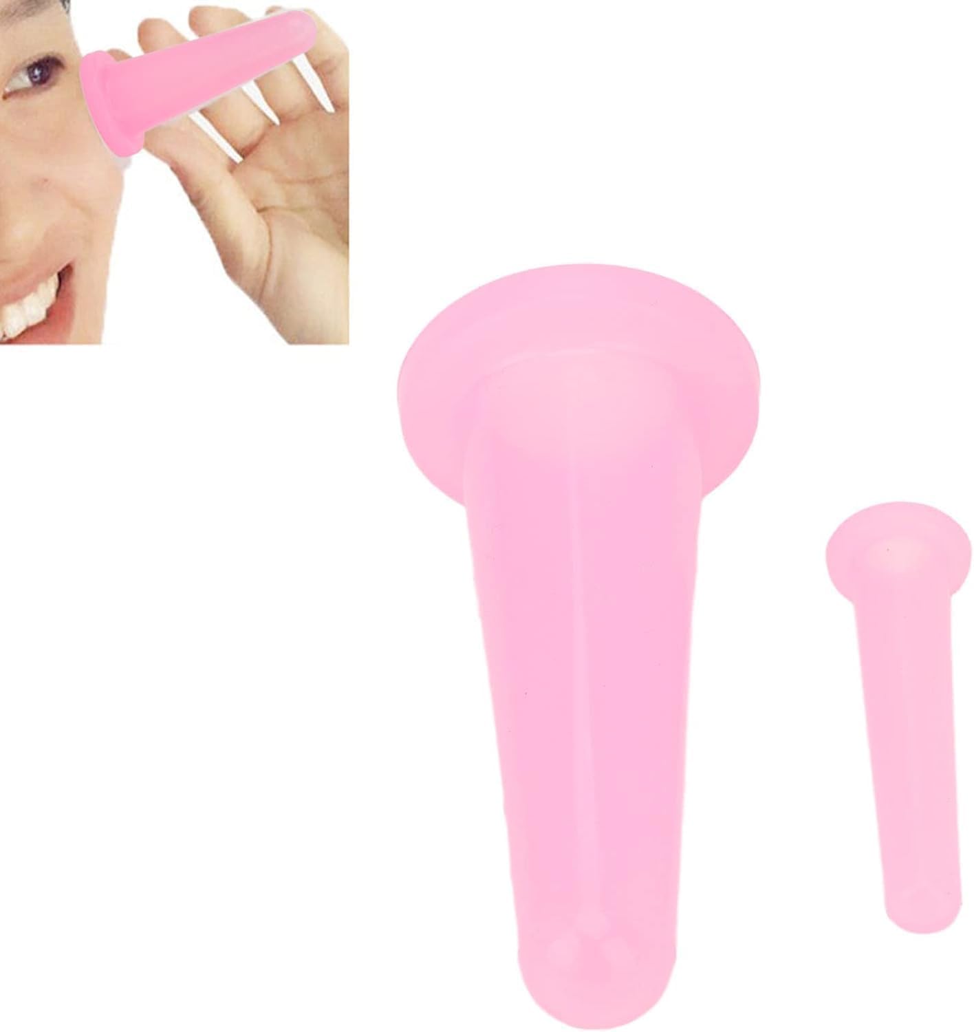 Pink Facial Cupping Set For Face &Amp; Neck Massage – Great Shop Facial Cupping Set