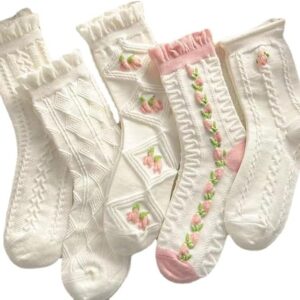 Lace Ruffle Ankle Socks