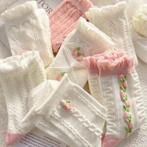 Lace Ruffle Ankle Socks