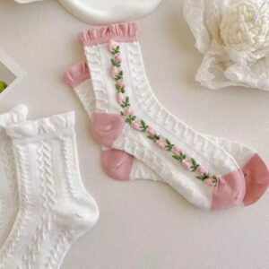 Lace Ruffle Ankle Socks