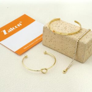 Gold Plated Bracelet Set
