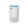 Hepa Air Purifier And Cleaner With Sleep Mode &Amp; Timer – Great Shop Hepa Air Purifier And Cleaner In White Cylindrical Design Active On A Bedroom Bedside Table