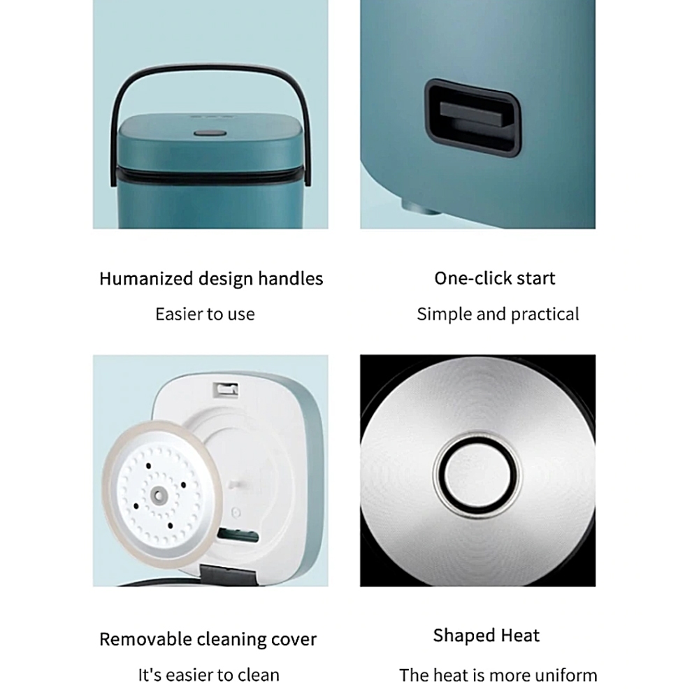 1.2L Mini Rice Cooker Portable Travel Non-Stick Pot – Great Shop 1.2L Mini Rice Cooker Portable Travel Non-Stick Pot - Image 6