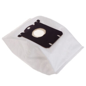 Rubber Membrane Seal On Synthetic Vacuum Cleaner Bags Close Up View
