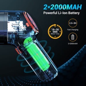 Portable Handheld Cordless Car Vacuum Cleaner And Air Duster Product Image Great Shop