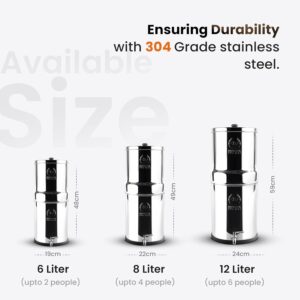 Phoenix Stainless Steel Gravity Water Filter 12L – Great Shop Unboxed Components Of Phoenix Stainless Steel Gravity Water Filter Kit