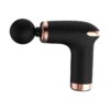 6-Speed Deep Tissue Massage Gun With 4 Heads – Great Shop Black And Gold 6-Speed Deep Tissue Massage Gun With Flat Head Attached
