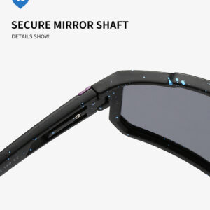 Close-Up Of The Polarised Green Tac Lens Blocking Sun Glare