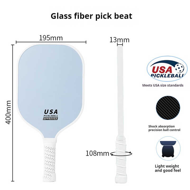 Dark Blue Fiberglass Pickleball Paddle Set – Great Shop Pickleball Paddle Set