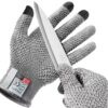 Grey 3-Pack Cut Resistant Gloves Level 5 Protection – Great Shop Set Of Three Grey 3-Pack Cut Resistant Gloves Level 5 Protection Flat On White Background