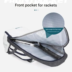 Tennis &Amp; Badminton Racket Backpack With Shoe Pocket Product Image Great Shop