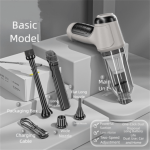 Sleek 3 in 1 cordless handheld vacuum cleaner with all nozzle attachments