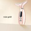 Multi-Functional Neck &Amp; Face Beauty Massager - Constant Heat, Ion Infusion &Amp; Sonic Vibration(Gold) Product Image Great Shop
