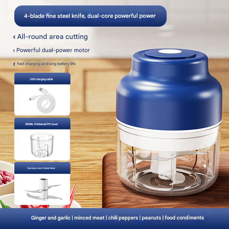 Mini Electric Food Chopper Usb Cordless Garlic Mincer – Great Shop Mini Food Chopper