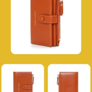 Women'S Compact Bifold Wallet With Zip Coin Pocket Product Image Great Shop