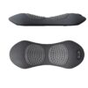 Dark Grey 3-In-1 Heated Back Stretcher Lumbar Cushion Showing Its 26 Degree Curve