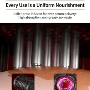 Red Luxury Red-Light Therapy Scalp Massager Comb Product Image Great Shop