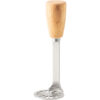 Standable Stainless Steel Potato Masher 2-Pack – Great Shop Standable Stainless Steel Potato Masher 2-Pack With Wooden Handles Standing Upright On A Wooden Cutting Board.