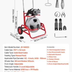 Drain Cleaner Machine – Ultimate 22M Sewer Snake Auger – Great Shop Drain Cleaner Machine – Ultimate 22M Sewer Snake Auger Product Image Great Shop