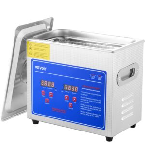 Commercial 3L stainless steel ultrasonic cleaner machine with digital control panel