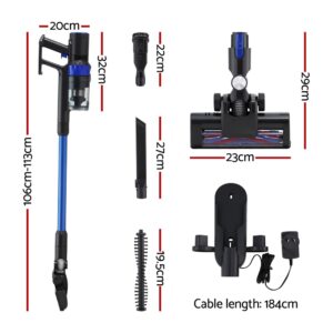 Devanti Stick Vacuum Cleaner Brushless Cordless 350W – Great Shop Devanti Stick Vacuum Cleaner Brushless Cordless 350W Product Image Great Shop