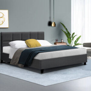 Artiss Bed Frame Queen Size Charcoal TINO product image