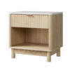 Artiss Bedside Table | 1 Drawer &Amp; Shelf Pine Legs – Great Shop Artiss Bedside Table Nightstand 1 Drawer Shelves Pine Product Image