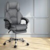 Artiss Executive Office Chair Footrest Grey Product Image