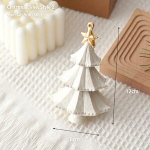 Christmas tree shaped Creative Festive Hanging Ornaments displayed on a green pine branch