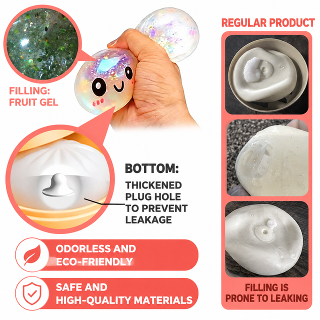 Steamed Bun Squishy Toy With Steamer Basket - Purple Glitter – Great Shop Steamed Bun Squishy