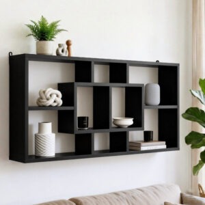 Artiss Floating Wall Shelves Bookshelf Black product image
