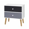 Artiss Bonds White Bedside Table With 2 Drawers – Great Shop Artiss Bedside Table 2 Drawers - Bonds White Product Image