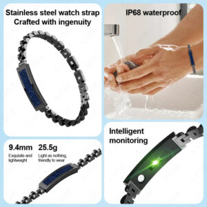 Pedometer Health Smart Bracelet Black Product Image