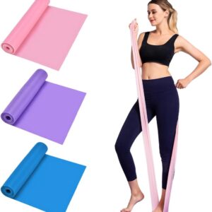 3 pieces - Exercise bands - 1.5 m - Resistance band - Resistance bands - Silicone exercise bands - y product image