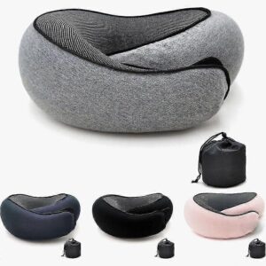 Travel Neck Pillow U-Shaped Memory Cotton Neck Pillows Massage Neck Pillow Sleeping Airplane Pillow product image